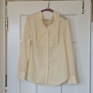 J. Crew off white blouse